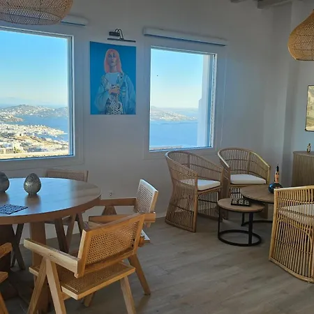 Aether Mykonos 3br With Serene Port & Town Views Βίλα Τούρλος