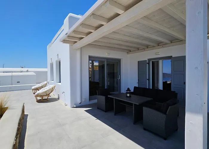 Aether Mykonos 3br With Serene Port & Town Views וילה