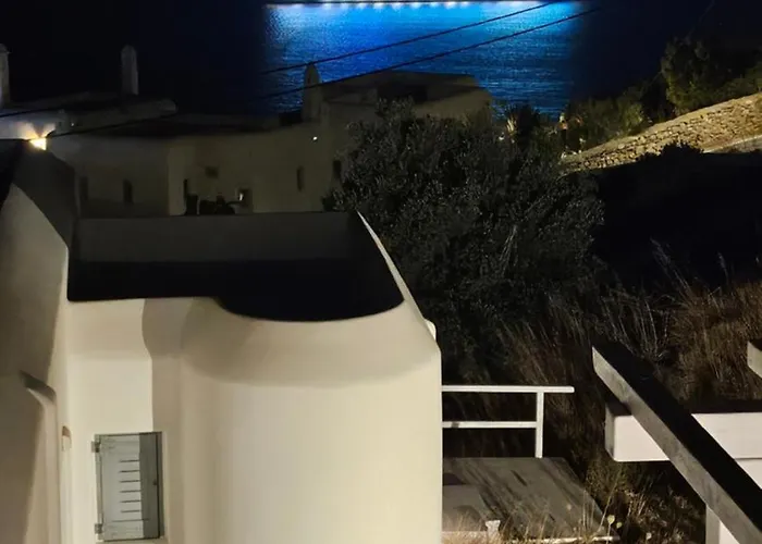 Aether Mykonos 3br With Serene Port & Town Views וילה טורלוס