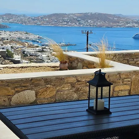 Aether Mykonos 3br With Serene Port & Town Views Villa Tourlos