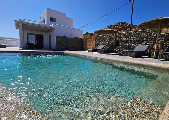 Aether Mykonos 3br With Serene Port & Town Views Villa *