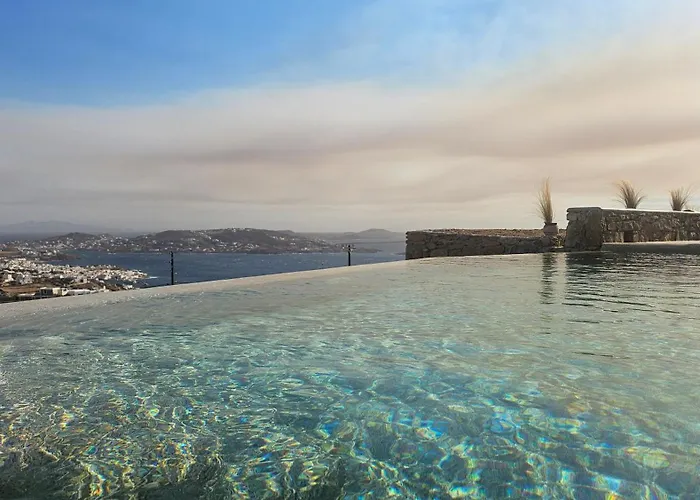 Aether Mykonos 3br With Serene Port & Town Views * Tourlos
